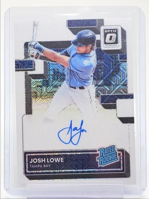 JOSH LOWE 2022 DONRUSS OPTIC RATED ROOKIE WHITE MOJO RC AUTO /99 Q5972 - Image 1 of 2