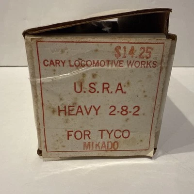 Caldera diecast HO Cary Locomotive Works USRA pesada 2-8-2 para Tyco Mikado Foto 1 de 4