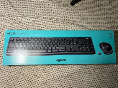 Logitech MK270 Wireless Keyboard And Mouse Combo For Windows, 2.4 GHz Wireless, - Image 1 of 3