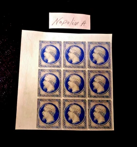 ~~ FRANKREICH VERSCHWOMMEN PROOFS EXPERIMENT FARBEN DRUCK / ESSAI / NAPOLEON A - Bild 1 von 2