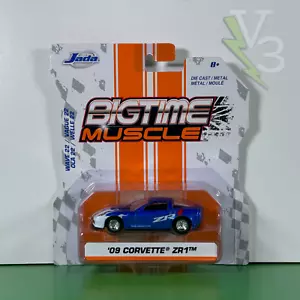 Bigtime Muscle '09 CORVETTE ZR1 | Wave 22 | 1:64 Diecast | 2020 Jada Toys - Picture 1 of 6