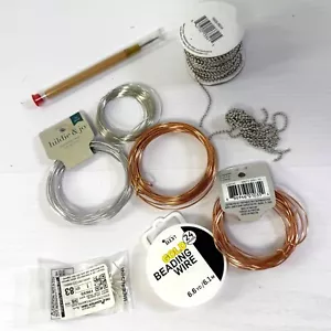 Jewelry Making Bundle Beading Wire Chain Tool Earings - Picture 1 of 11