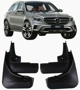 JTAccord Car Mud Flap Car Fender Mud Guard Splash Flaps Mudguards for Mercedes Benz GLC-Class GLC X253 2016 2017 2018 2019,Black,Body Fittings,Car Accessories,4pcs//set