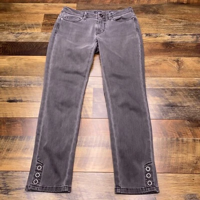 J Jill Slim Ankle Jeans 2 Petite Gray Low Rise Stretch - Image 1 of 4