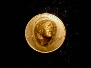U.S. Old Repoussé "Lady Liberty" Cents. Verschiedene Daten. Lot 2 Münzen. - Bild 1 von 2