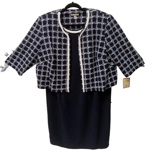 MAYA BROOKE 2 PC TANK DRES, SIZE 22W, (ID#7997087-C18) - Picture 1 of 3