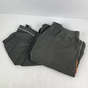 Vintage 2000's Puma Track Pants Mens L Grey/Orange W41 L78 - Picture 1 of 5
