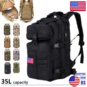 Mochilas de camping 35L para senderismo bolsa mochila para viajes tácticos militares al aire libre - Imagen 1 de 20