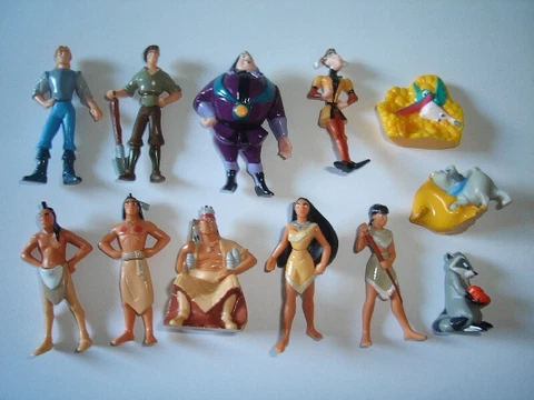 DISNEY POCAHONTAS FIGURINES SET NESTLE - FIGURES COLLECTIBLES MINIATURES Cover