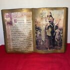 Gold Psalm 23 Table Decor Open Bible Lord is My Shepherd Jesus & Lamb- See Pics