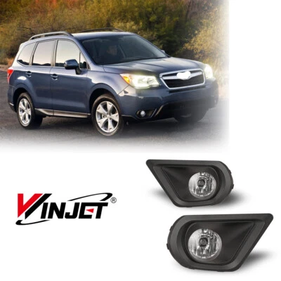 Par de luces antiniebla delanteras transparentes izquierda+derecha para Subaru Forester 2014 2015 2016 Foto 1 de 4