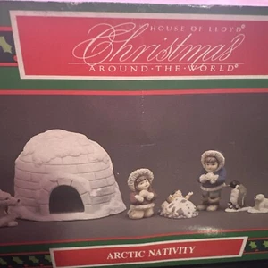 Vintage House Of Lloyd Christmas Around The World "Arctic Nativity" in Box 1994 - Bild 1 von 19