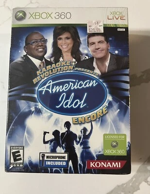 American Idol Encore with USB Corded Rock Band Microphone Xbox 360 NEW Sealed - Image 1 of 2