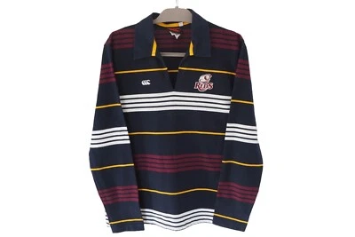Винтажная футболка регби Queensland Reds Canterbury с длинным рукавом футболка джерси 00s S - Изображение 1 из 4