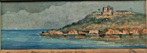 2 acuarelas teniente Francis H. Boyer RN (1854-1926). Falmouth, Cornwall 1878 - Imagen 1 de 7