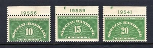 SCOTT #QE1 QE2 QE3 MINT MNH/MHR, WITH PLATE NUMBERS - Picture 1 of 1
