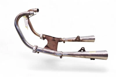 82-86 HONDA NIGHTHAWK CB450 EXHAUST MUFFLER HEADER PIPES *2617 #3  - Imagem 1 de 4