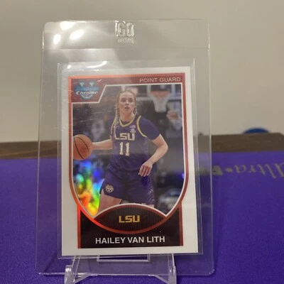 2023-24 BOWMAN U CHROME 2007 THROWBACK HAILEY VAN LITH, LSU - Image 1 of 4