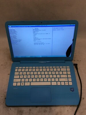 HP Stream 14-ax010nr Laptop 14" Intel Celeron DAMAGED SCREEN -PP - Image 1 of 4
