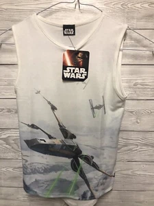 Disney Star Wars Girls The Force Awakens X-Wing Vest Top BNWT - Picture 1 of 4