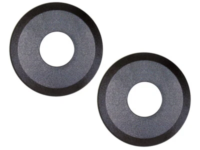 Escudos de manija de puerta Falcon Plates 1960-65 negros 62-65 Fairlane nuevos Foto 1 de 2