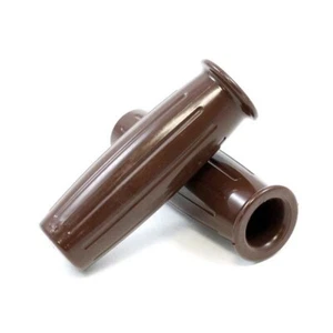 Poignée vintage Marron Moto Période Universel Guidon 7/8 " 22 MM cafe racer - Bild 1 von 1