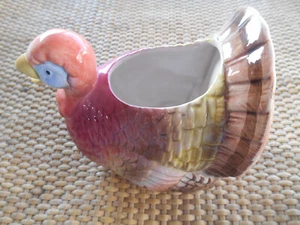 Vintage Otagiri – Hand Crafted Painted Turkey Creamer - Picture 1 of 7