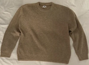 New Men’s Tan Macy’s XL Relaxed Soft Comfy Crewneck Sweater - Picture 1 of 8