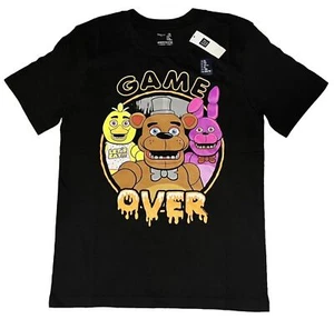 ✅ GAP KIDS Five Nights at Freddy's Camiseta Negra Juvenil XL (12) *Nueva Con Etiqueta* - Imagen 1 de 7