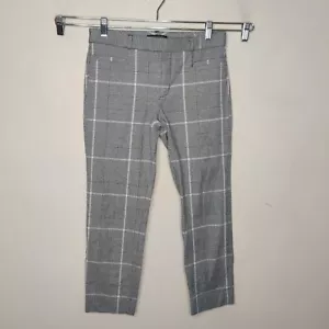 Banana Republic Sloan Skinny Ankle Pants Size 6 Houndstooth Plaid Stretch - Picture 1 of 10