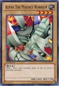 Alpha the Magnet Warrior - LCYW-EN012 - Common 1st Edition - Imagen 1 de 1