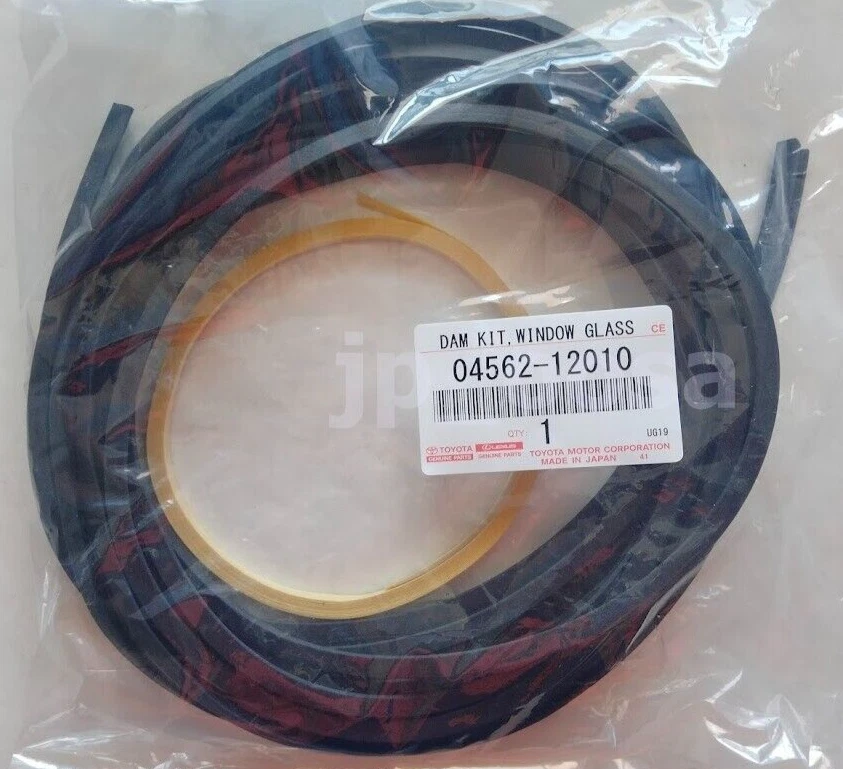 Toyota Genuine OEM 04562-12010 Front Weather Strip Windshield Glass Dam — 第 1/4 张图片