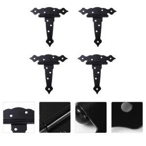 4pcs Barn Door Hinges T Strap Shed Hinge Fence Hinges Rustic Door Hinges - Picture 1 of 12