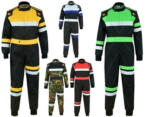 TK Kids Juniors Karting Suit Go-Kart Suit Overall Quad Motocross Racing Suit - Imagen 1 de 60