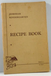 Horsham Kindergarten Ladies' Auxiliary Recipe Book cookery cook vintage 1965 PB - Picture 1 of 13