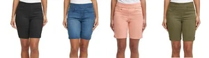 DKNY Jeans Ladies' Pull On Bermuda Short - Picture 1 of 32