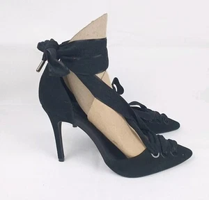 Zapatos de tacón alto Wittner talla EU 41, AU 10 con lazo al tobillo negros para mujer - Imagen 1 de 8