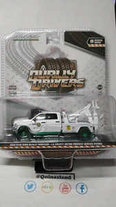 Greenlight Dually Drivers 2018 Ram 3500 Dually Wrecker Chase ruote verdi (C5) - Foto 1 di 2