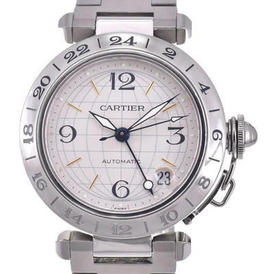 Reloj CARTIER Pasha C Meridian GMT W31029M7 Fecha Automático Unisex B#143863 Foto 1 de 4