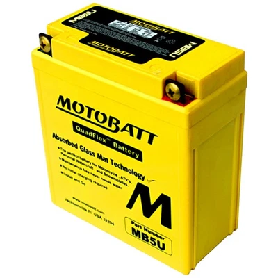 12N53B Universal 7.0AH Fits Motobatt Battery With 10 Hour Life YB5LB - Image 1 of 4