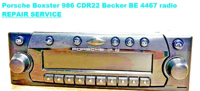 Porsche Boxster 986 CDR22 Becker BE 4467 radio display REPAIR SERVICE - Image 1 of 4