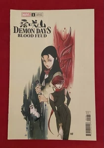 Demon Days Blood Feud #1 1:200 Peach Momoko Incentive Variante Marvel 2022 NM - Bild 1 von 4
