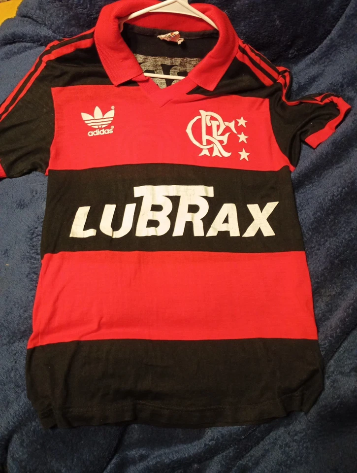 1987-90 Flamengo home jersey (#10 Zico) – L - Image 1 of 4