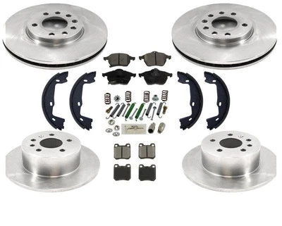 para 00-05 Saturn L100 200 300 LWFrt y Rr rotores y pastillas con zapatas de freno de estacionamiento Foto 1 de 4