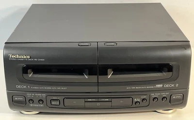 Vintage Technics Estéreo Doble Cassette Deck RS-CH404 HiFi Funcionamiento Separado Foto 1 de 4