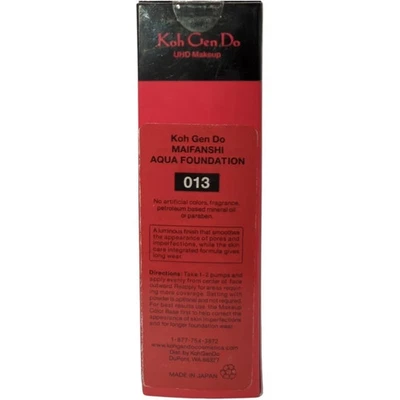 Koh Gen Do Maifanshi Aqua Foundation 013 – 1.01 fl oz (30 mL) – Made in Japan - Image 1 of 3
