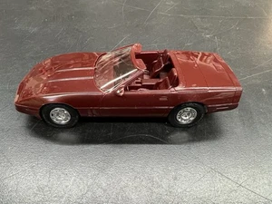 1988 Chevy Corvette Convertible Promo 1/25 Dark Red Dealer Promo - Picture 1 of 4