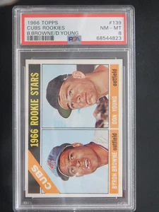 1966 Topps Baseball Card #119 Art Shamsky (NM-MT) PSA 8 - Picture 1 of 2