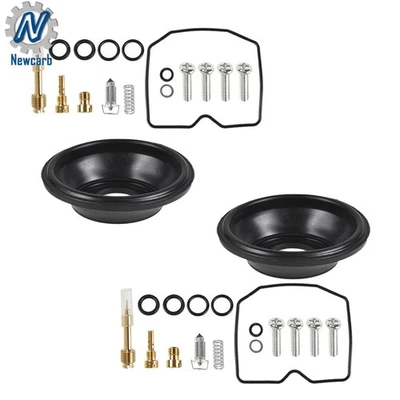 For Kawasaki EN450 454 LTD 1985-1990 Carburetor repair kit plunger diaphragm - Image 1 of 4