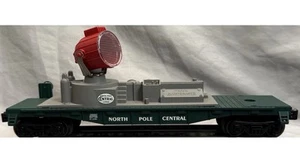 LIONEL CHRISTMAS NORTH POLE CENTRAL SEARCHLIGHT CAR LIGHTED 6-26892! O GAUGE - Picture 1 of 3